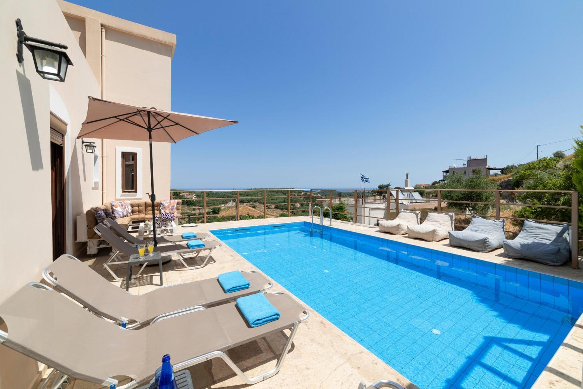 Cretan Sunny Villa Kournás Exterior foto